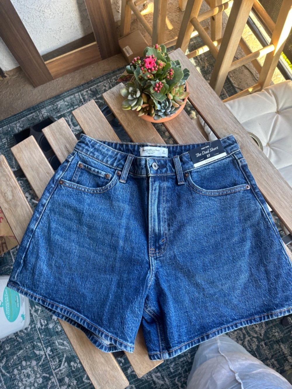 Abercrombie Curve Love Dad Shorts Size 27 (Best fits 25-26) See Measurements
